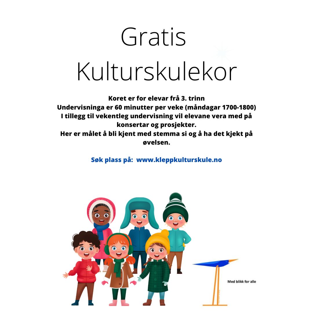 Gratis kulturskolekor