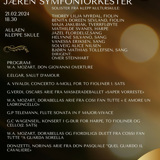 Solistkonsert med Jæren symfoniorkester