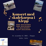 Konsert med skulekorpsa i Klepp Konsert med skulekorpsa i Klepp