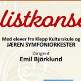 Solistkonsert med Jæren symfoniorkester og solister fra Klepp kulturskule